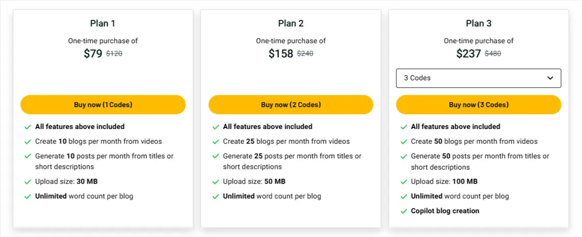 Blogify-AppSumo-Lifetime Deal Pricing