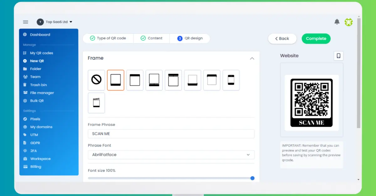 Bulk QR Code Generation