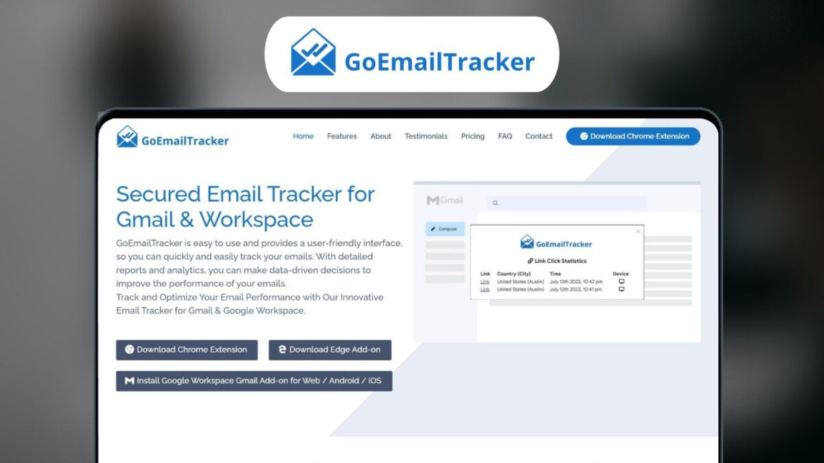 Goemailtracker Lifetime Deal Review