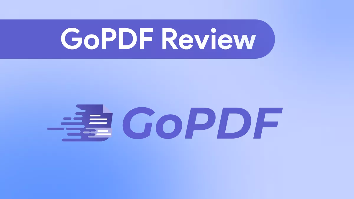 Gopdf Review