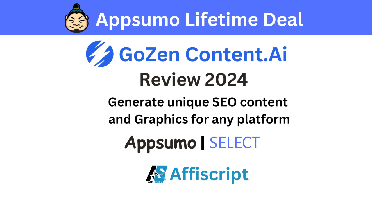 Gozen Content Ai Lifetime Deal