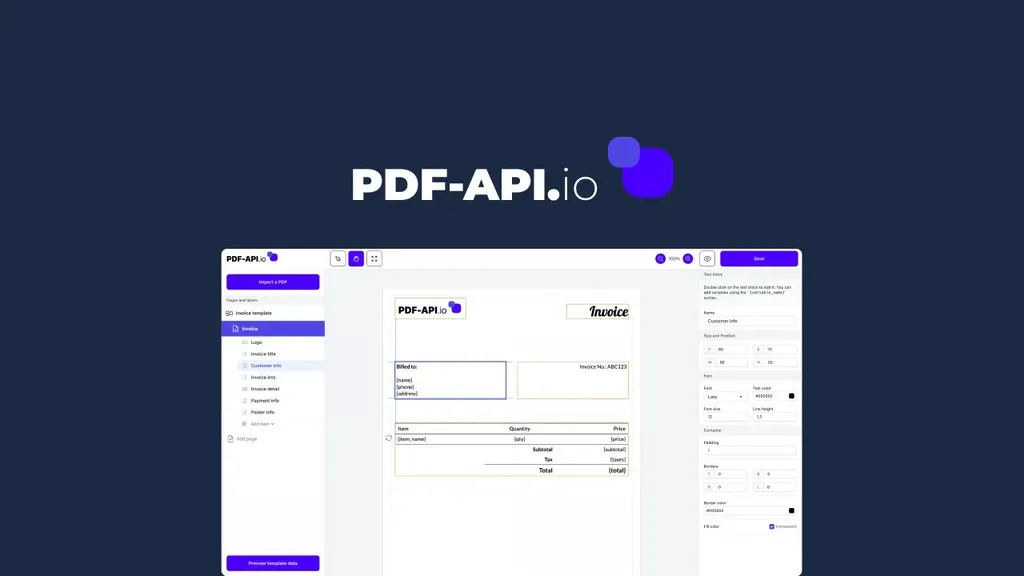 Pdf-Api. Io Lifetime Deal