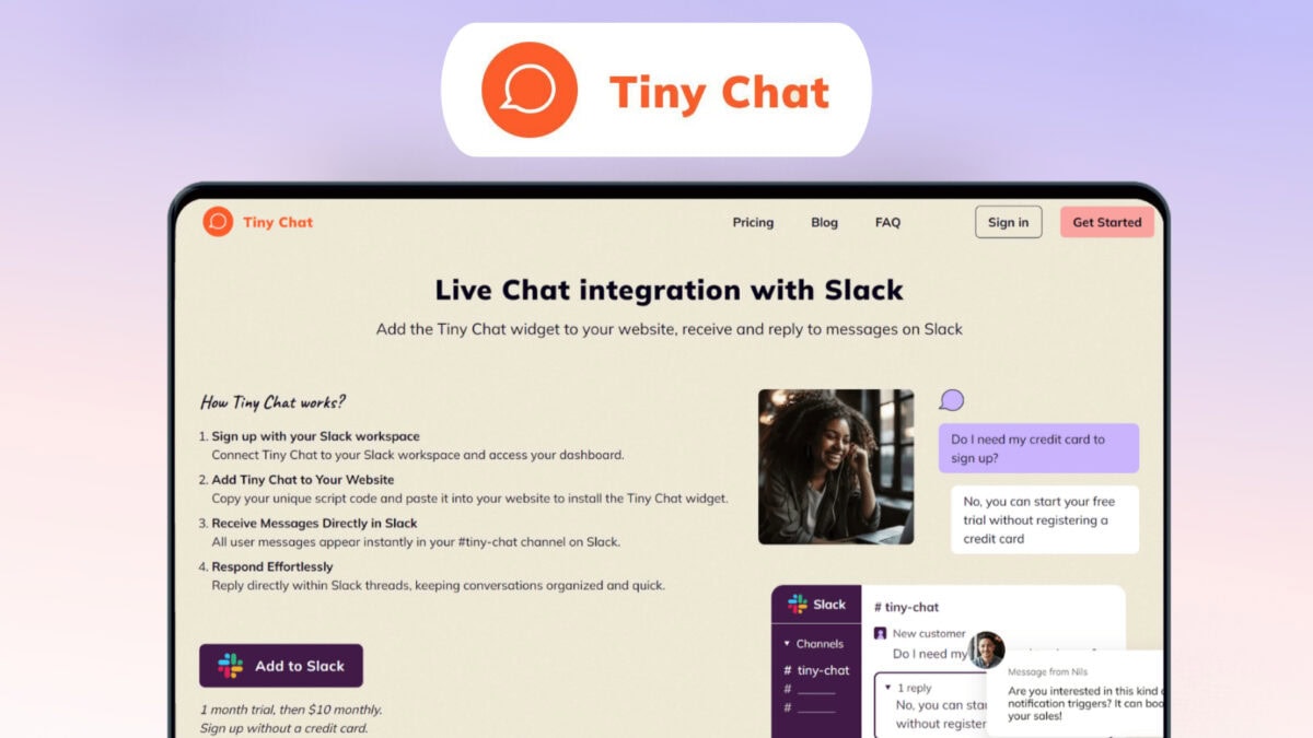 Tiny Chat Lifetime Deal