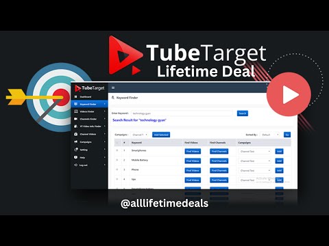 Tubetarget Lifetime Deal Review